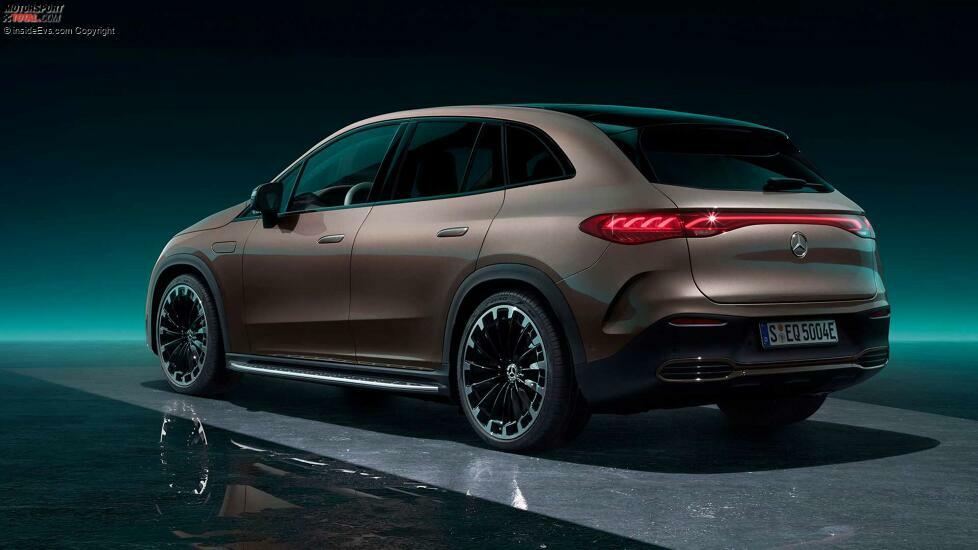 Mercedes EQE SUV: Das Exterieur (Studioaufnahme)