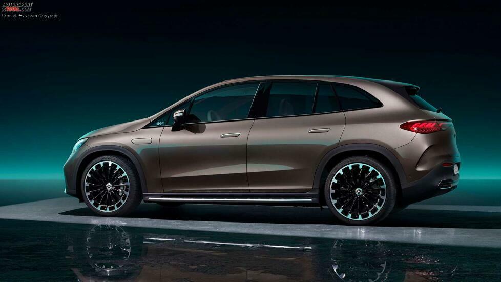 Mercedes EQE SUV: Das Exterieur (Studioaufnahme)