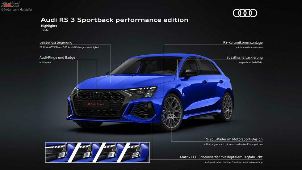 Audi RS 3 Sportback Performance Edition (2022)