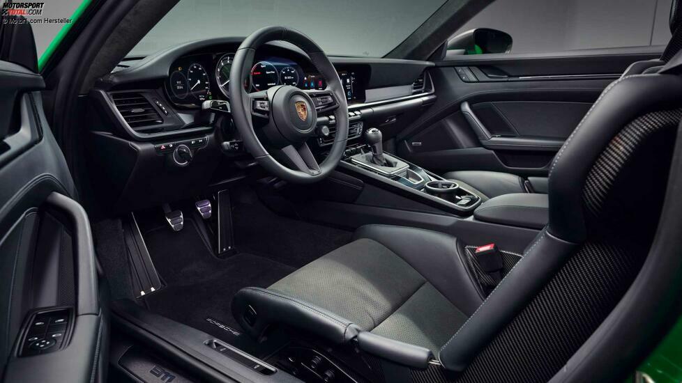 2023 Porsche 911 Carrera T Im Pythongrünen Innenraum