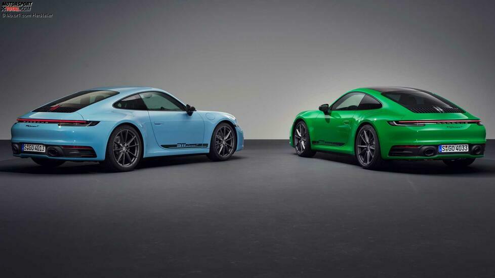 2023 Porsche 911 Carrera T In Golfblau und Pythongrün