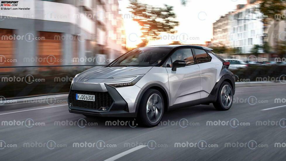 Toyota C-HR (2024) als Rendering