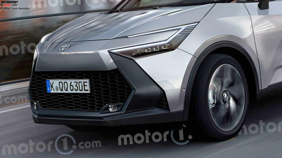 Toyota C-HR (2024) als Rendering