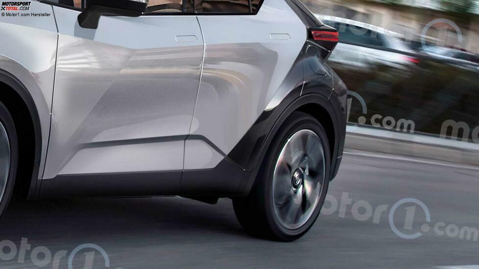 Toyota C-HR (2024) als Rendering