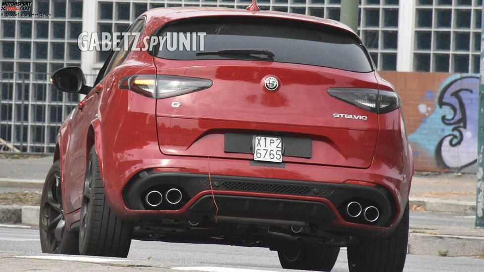 2023 Alfa Romeo Stelvio Quadrifolio Spionagefoto