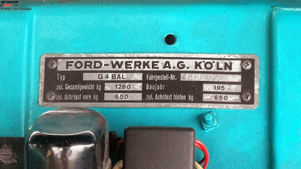 G4B war der interne Code für den Ford Taunus 15M