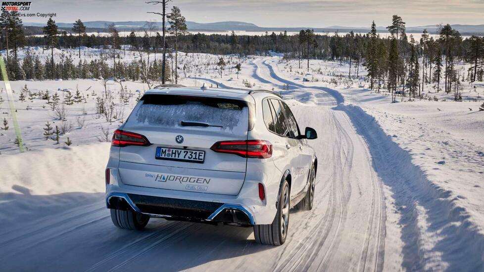 BMW iX5 bei Winter-Tests