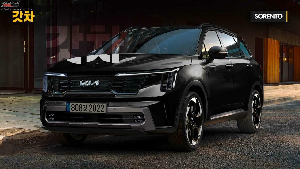 Kia Sorento Facelift (2023) im Rendering von Gotha Cars