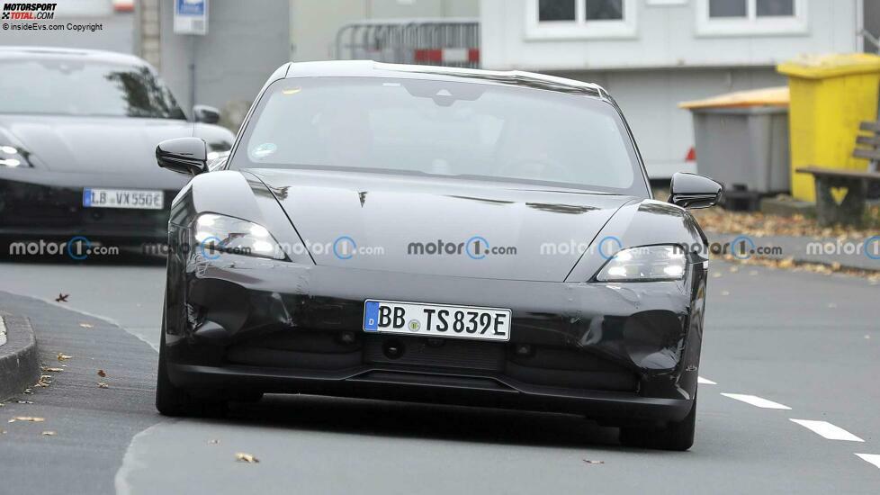 Porsche Taycan Facelift als Erlkönig