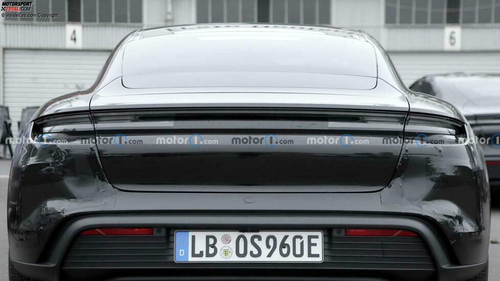Porsche Taycan Facelift als Erlkönig