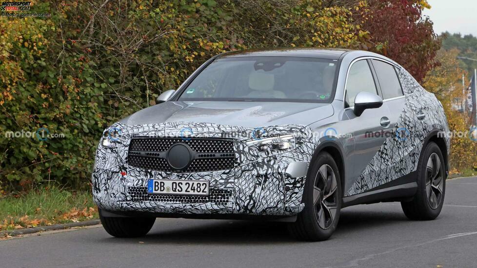 Mercedes-Benz GLC Coupé (2023) auf neuen Erlkönigbildern