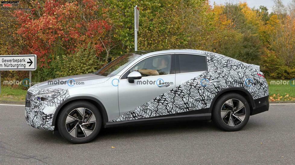 Mercedes-Benz GLC Coupé (2023) auf neuen Erlkönigbildern