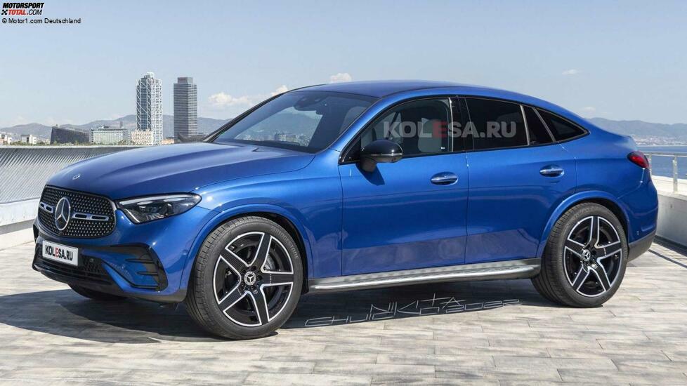 Mercedes-Benz GLC CoupÃ© (2023) als neues Rendering