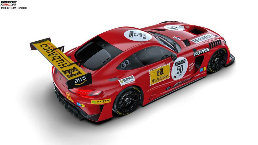 Mercedes-AMG GT3 #50 in historischem Design