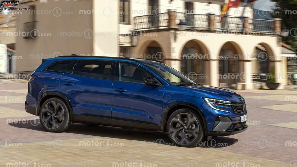 Renault Austral Espace als Rendering von Motor1.com
