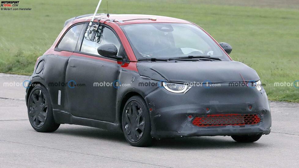2023 Abarth 500 EV Spionagefoto