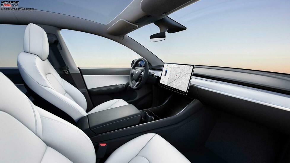 Tesla Model Y: Das Interieur