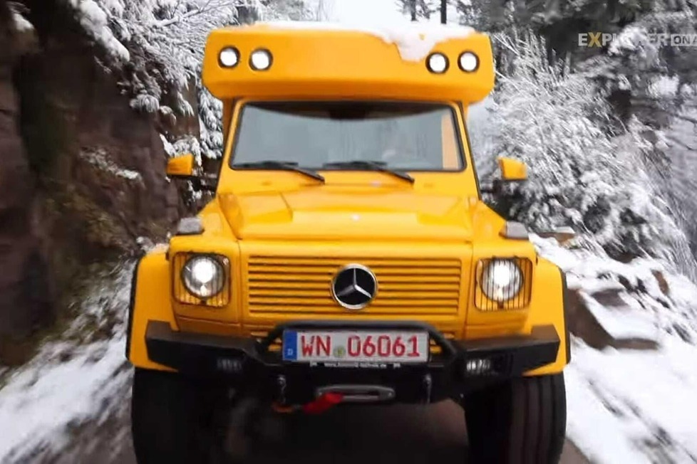 Für diesen Benz gibt es kein unmögliches Ziel ... nicht einmal im Winter