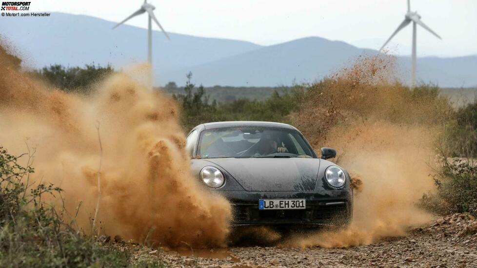 Porsche 911 Dakar (2023) bei finalen Tests