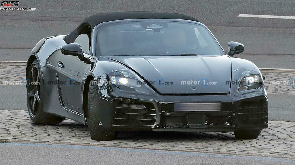 Porsche 718 Boxster EV als Prototyp erwischt
