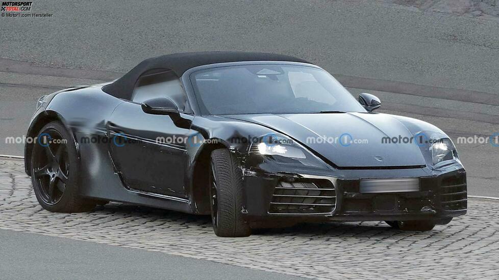 Porsche 718 Boxster EV als Prototyp erwischt