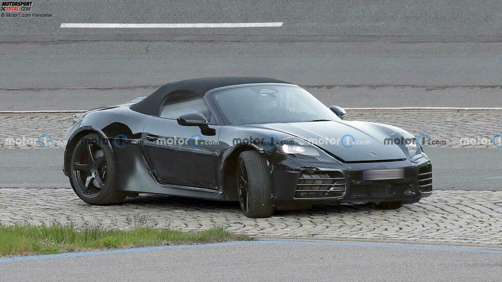 Porsche 718 Boxster EV als Prototyp erwischt