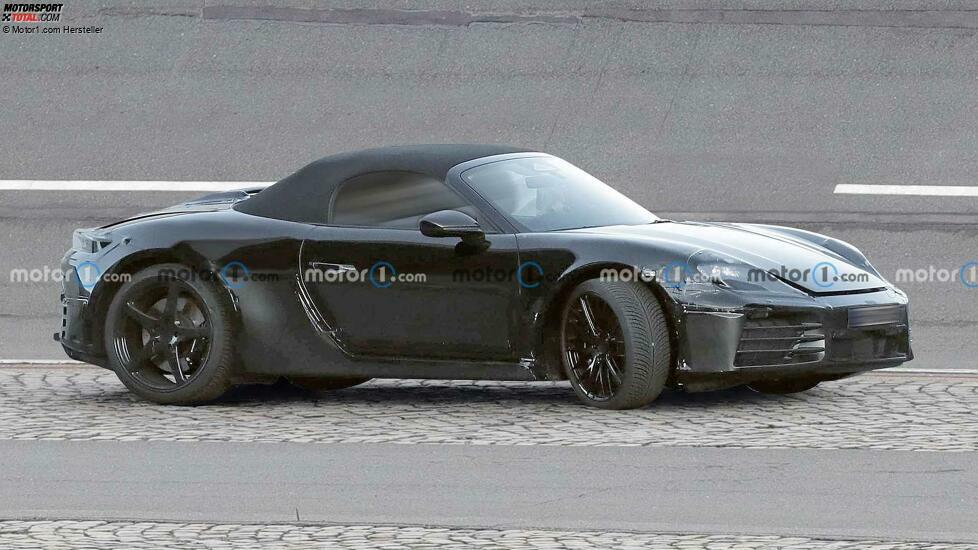 Porsche 718 Boxster EV als Prototyp erwischt