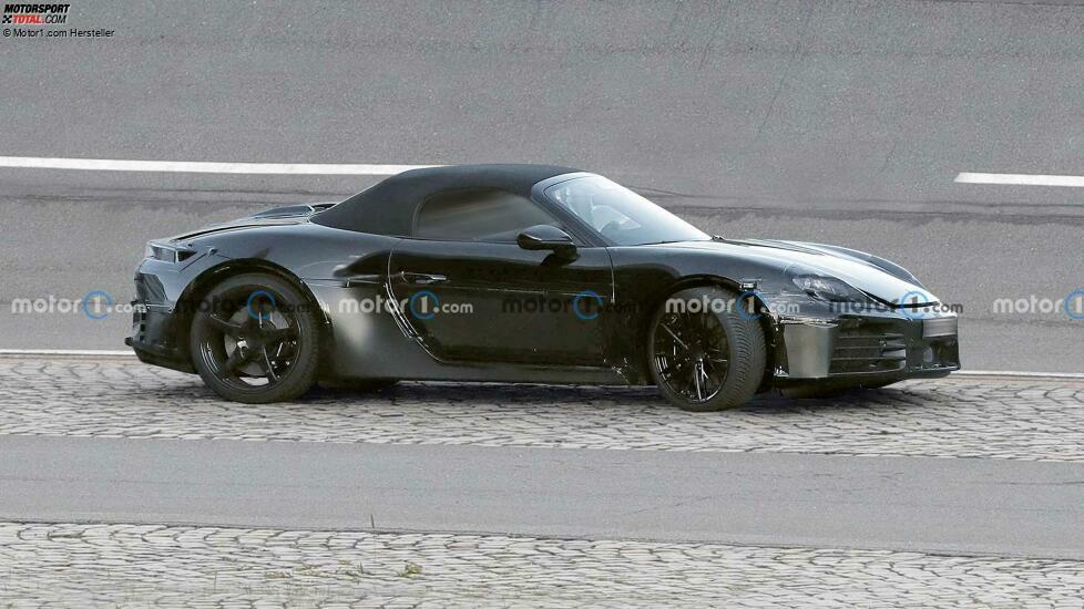 Porsche 718 Boxster EV als Prototyp erwischt