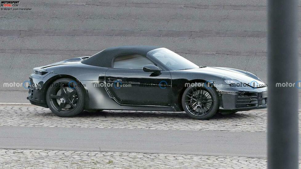 Porsche 718 Boxster EV als Prototyp erwischt