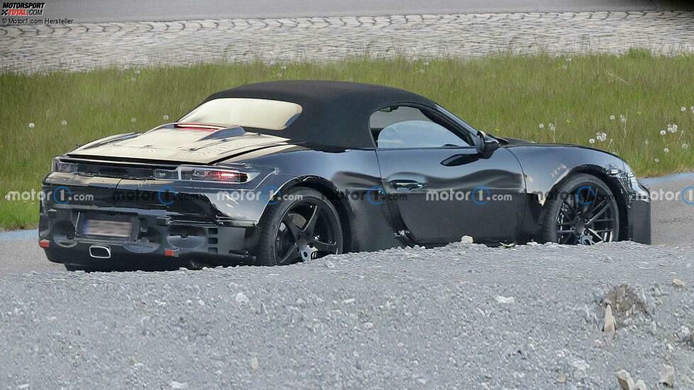 Porsche 718 Boxster EV als Prototyp erwischt