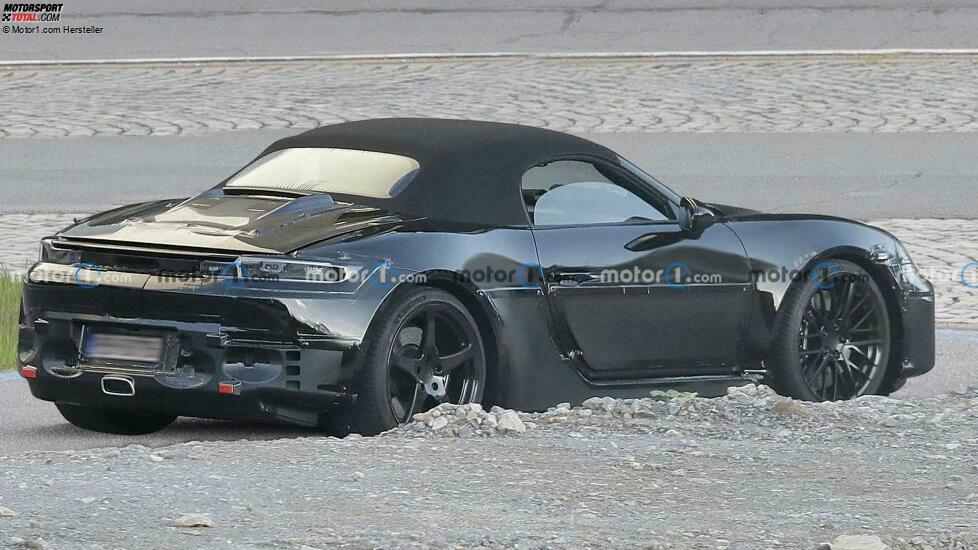 Porsche 718 Boxster EV als Prototyp erwischt