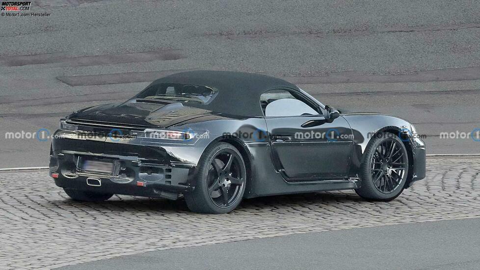 Porsche 718 Boxster EV als Prototyp erwischt