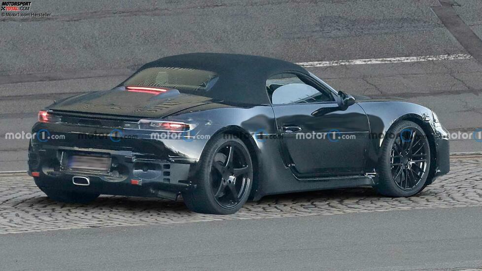 Porsche 718 Boxster EV als Prototyp erwischt
