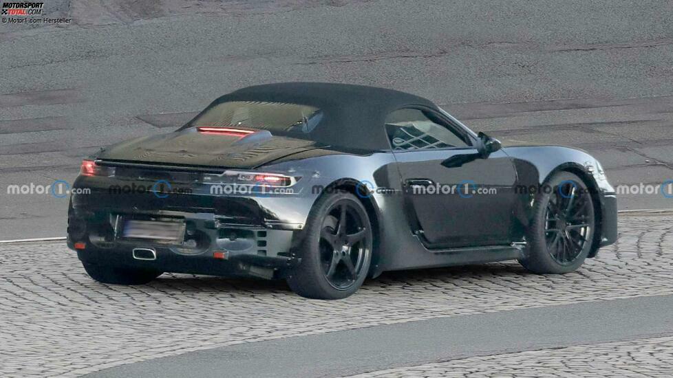 Porsche 718 Boxster EV als Prototyp erwischt