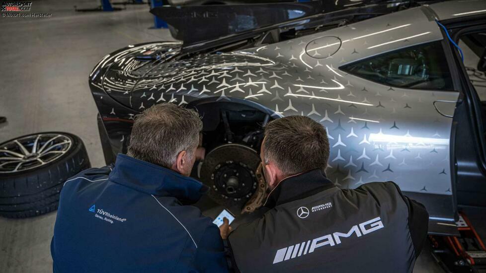 Der Mercedes-AMG One auf der Nürburdring-Nordschleife.