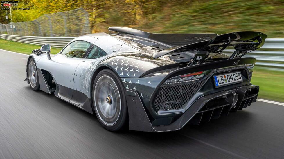 Der Mercedes-AMG One auf der Nürburdring-Nordschleife.