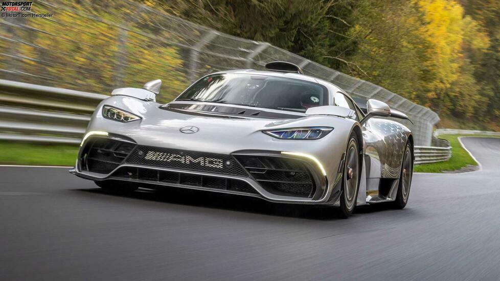 Der Mercedes-AMG One auf der Nürburdring-Nordschleife.