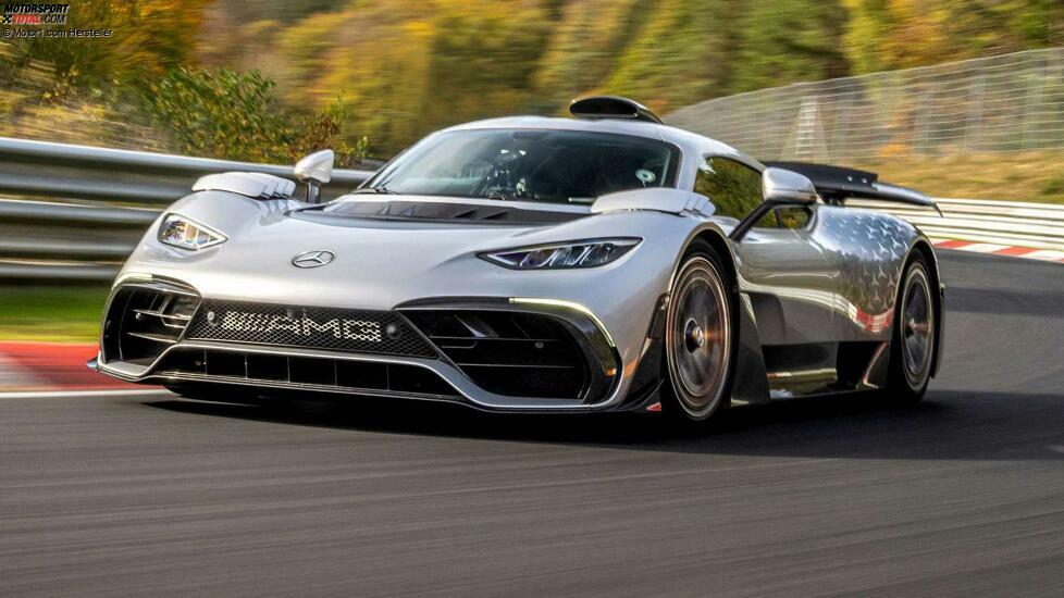 Der Mercedes-AMG One auf der Nürburdring-Nordschleife.