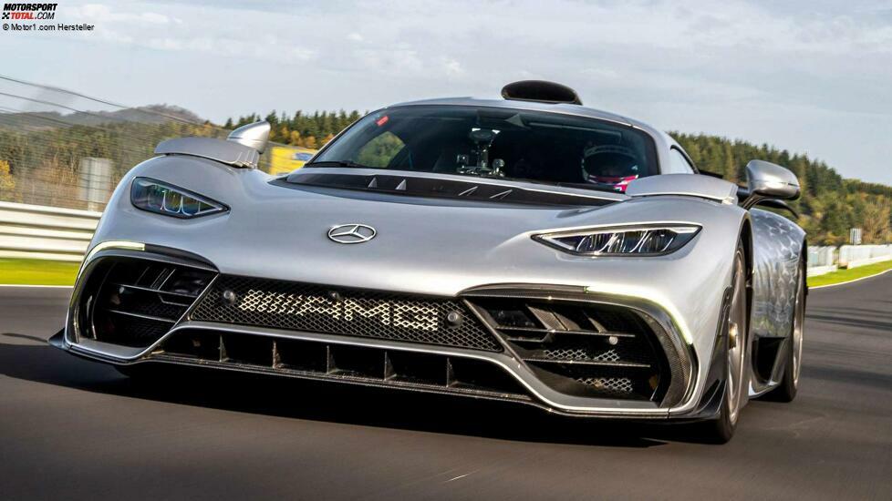 Der Mercedes-AMG One auf der Nürburdring-Nordschleife.