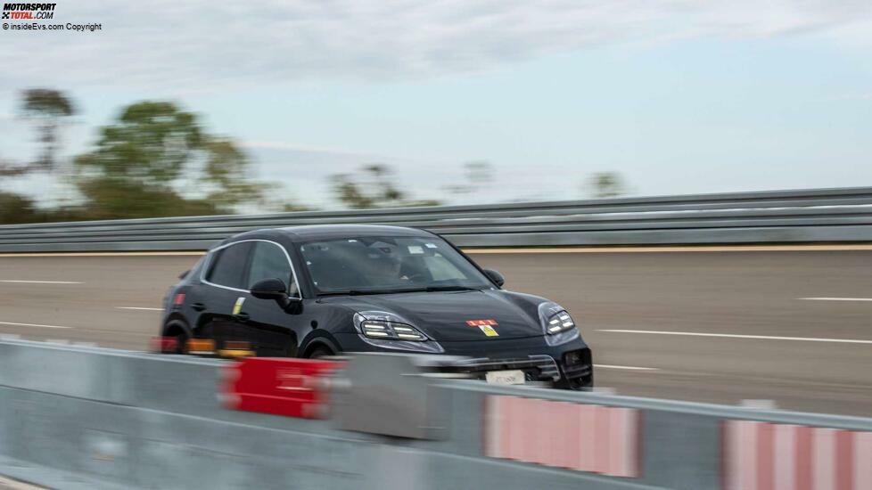 Porsche Macan Elektro auf der Rennstrecke