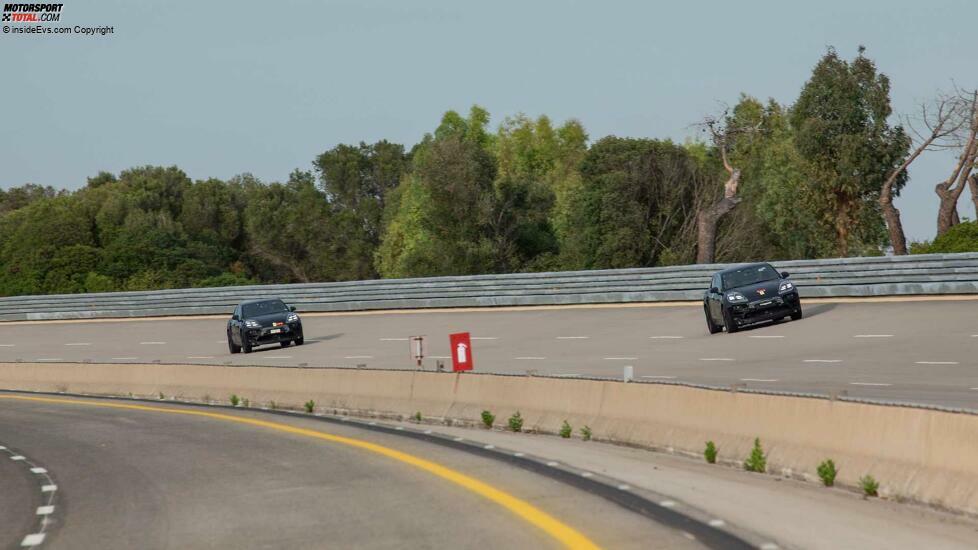 Porsche Macan Elektro auf der Rennstrecke