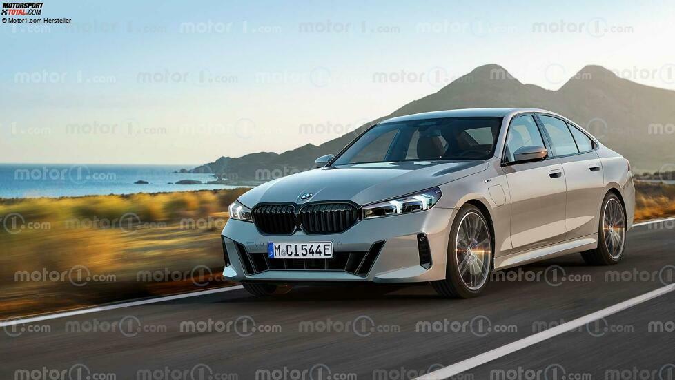 BMW 5er-Reihe (2023) im exklusiven Rendering von Motor1.com