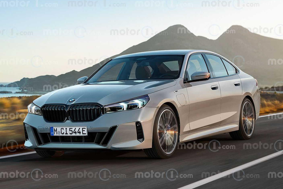 Die achte Generation des BMW 5er erwacht in unserem exklusiven Rendering zum Leben. Sie kommt Anfang 2023 auch als Elektroauto.