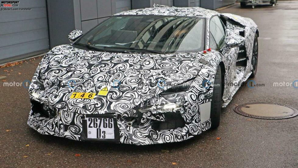 Lamborghini Aventador-Nachfolger: Erlkönigbilder des Innenraum