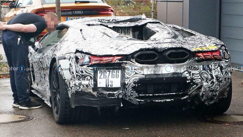 Lamborghini Aventador-Nachfolger: Erlkönigbilder des Innenraum