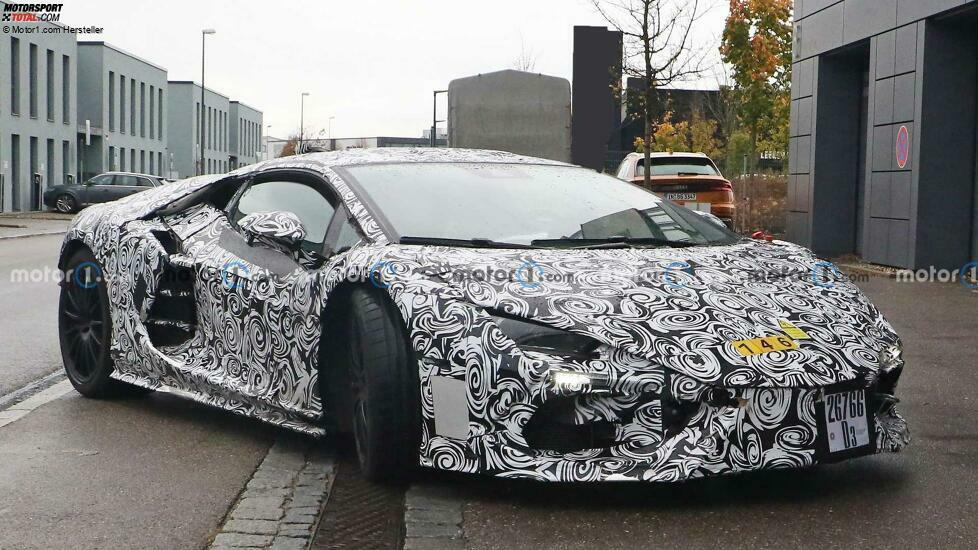 Lamborghini Aventador-Nachfolger: Erlkönigbilder des Innenraum