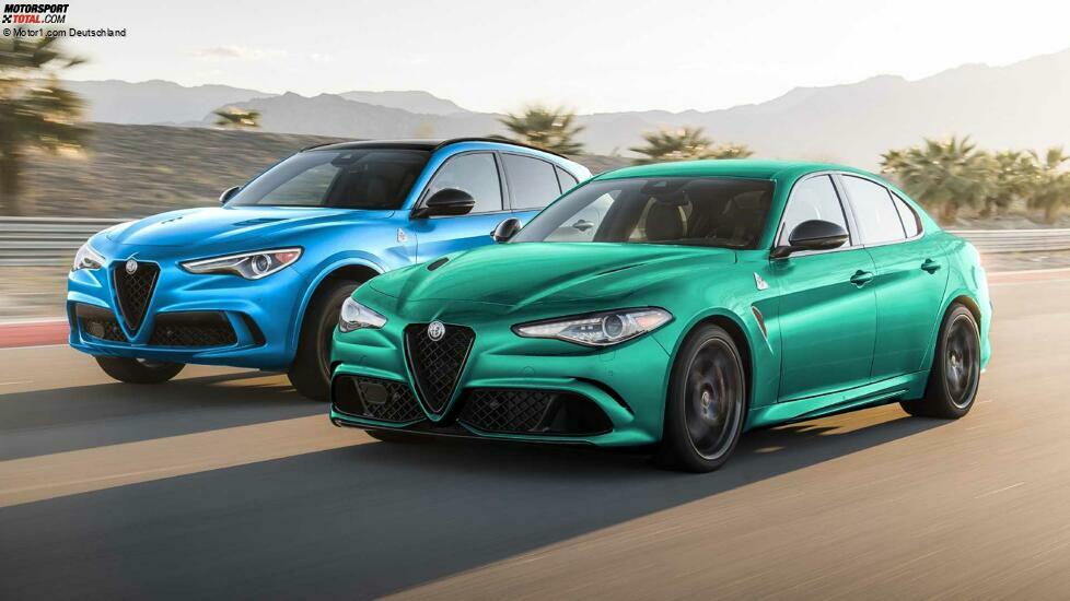 2022 Alfa Romeo Stelvio and Giulia (lead image)