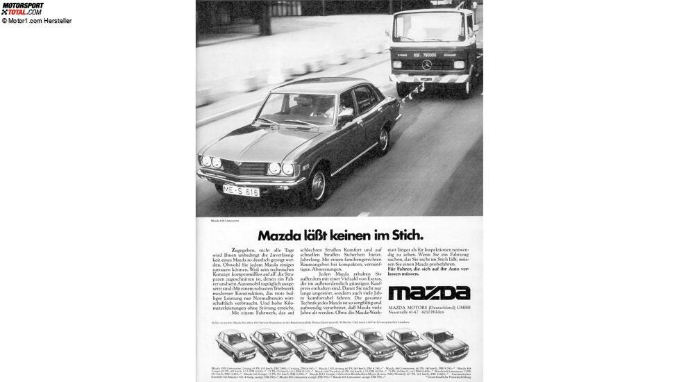 Mazda 616 Werbung (1976)