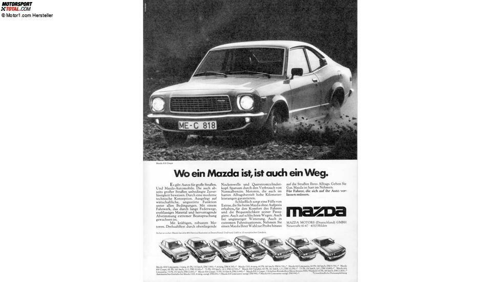 Mazda 818 Coupe Werbung (1976)