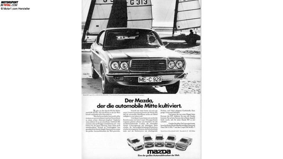 Mazda 929 Coupe Werbung (1977)
